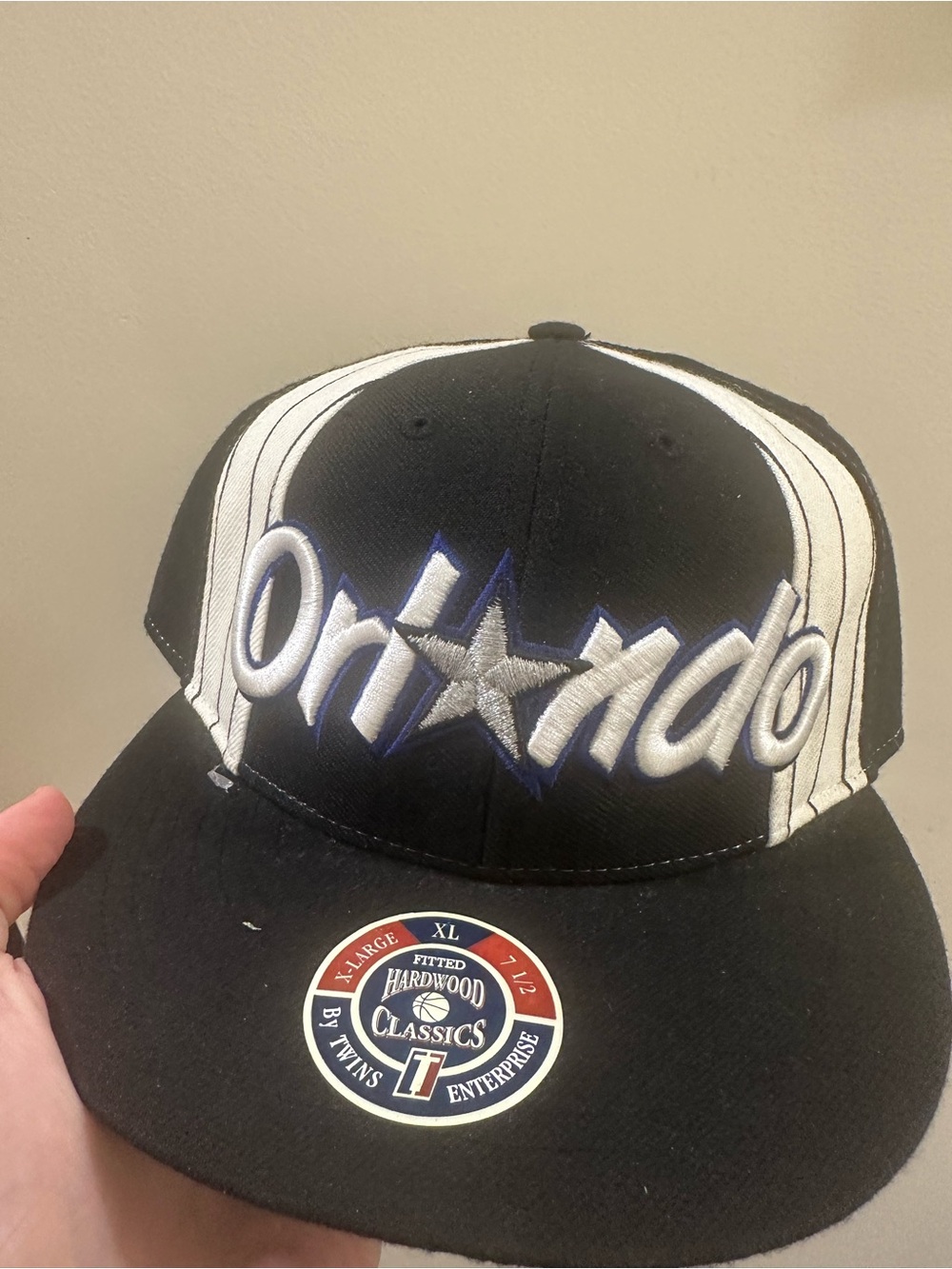 Orlando magic 7 1/2 Black Baseball Cap y2k retro penny hardaway